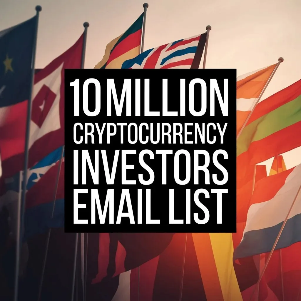 10 Million Cryptocurrency Investors email List