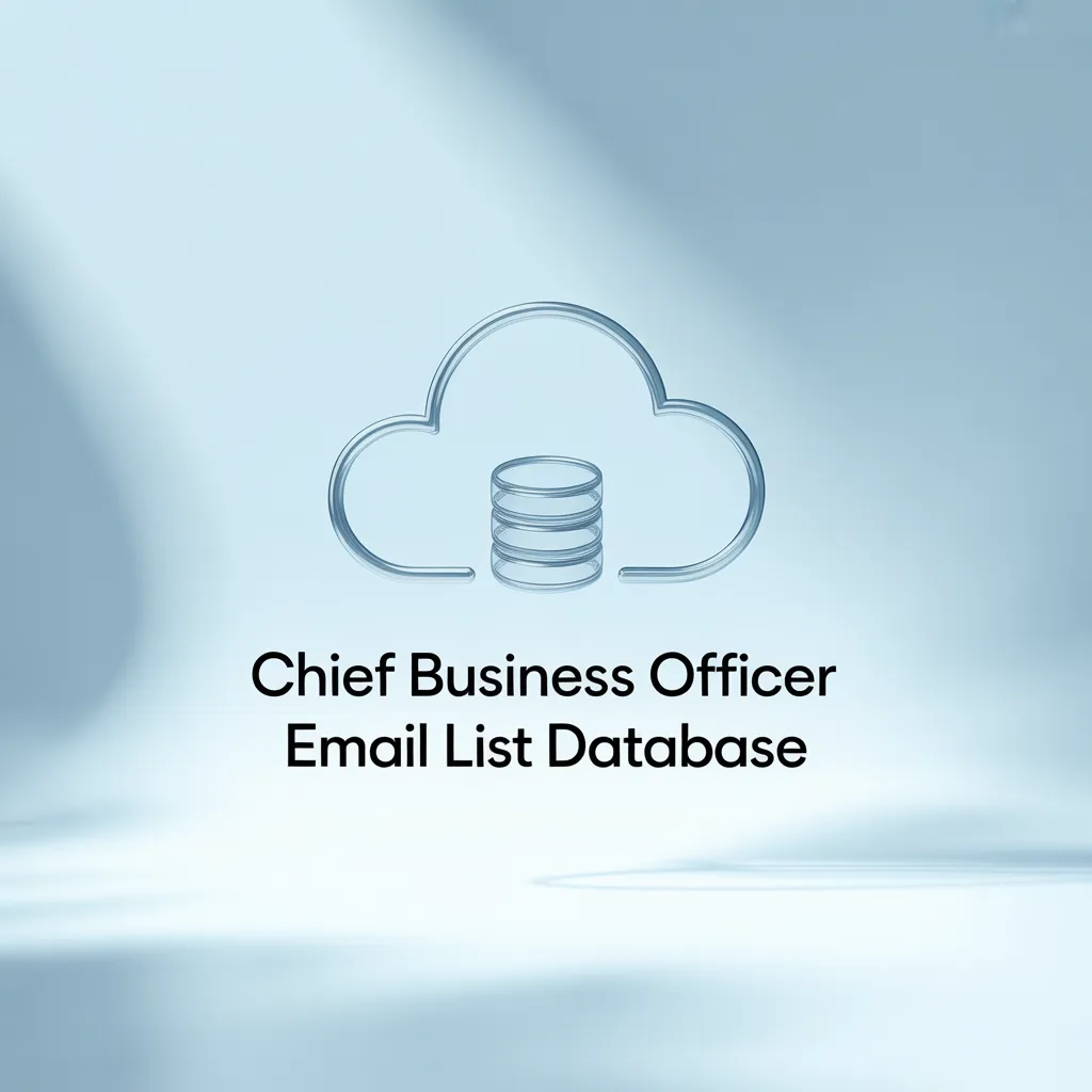 Chief Business Officer Email List DataBase